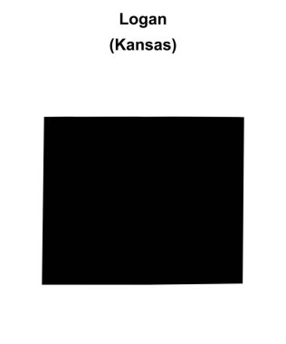 Logan County (Kansas) boş ana hat haritası