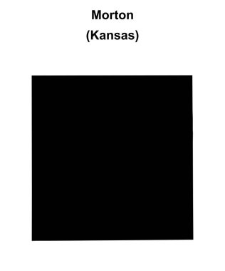 Morton County (Kansas) boş ana hat haritası