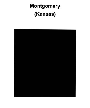 Montgomery County (Kansas) boş ana hat haritası