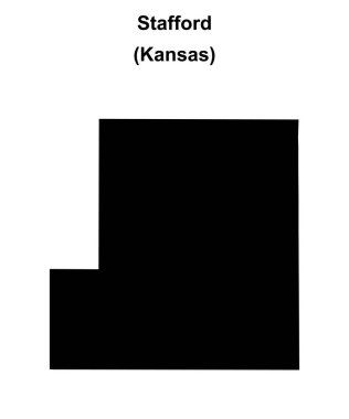 Stafford County (Kansas) boş ana hat haritası
