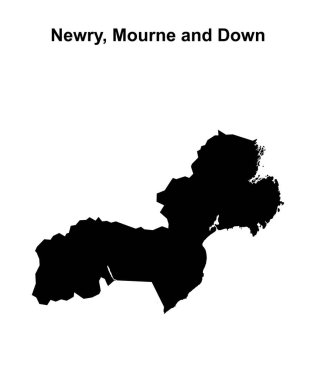 Newry, Mourne ve Down Boş Çizgi Haritası
