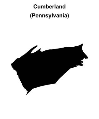 Cumberland County (Pennsylvania) boş ana hat haritası
