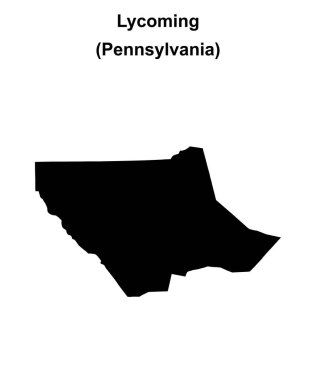Lycoming County (Pennsylvania) boş ana hat haritası
