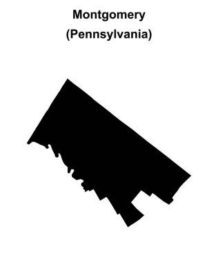 Montgomery County (Pennsylvania) boş ana hat haritası
