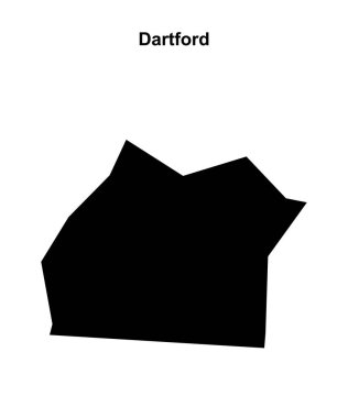 Dartford boş ana hat haritası