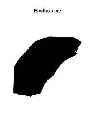 Eastbourne boş ana hat haritası