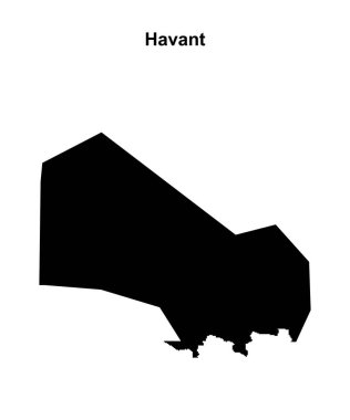 Havant boş ana hat haritası