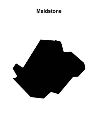 Maidstone boş ana hat haritası