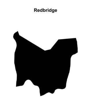 Redbridge boş dış hat haritası