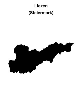 Liezen boş ana hat haritası