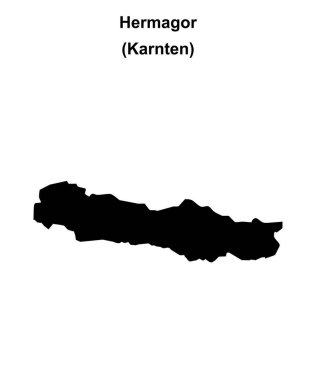 Hermagor boş ana hat haritası