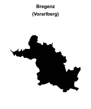 Bregenz boş dış hat haritası
