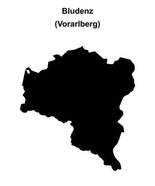 Bludenz boş dış hat haritası