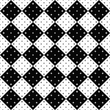 Geometrik soyut siyah beyaz yıldız desenli arkaplan tasarımı