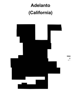 Adelanto (California) boş ana hat haritası