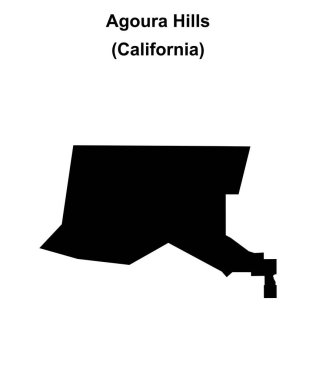 Agoura Hills (California) boş ana hat haritası