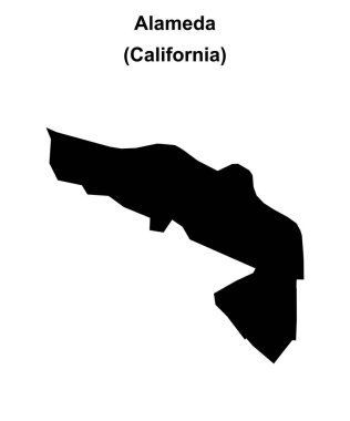 Alameda (California) boş ana hat haritası