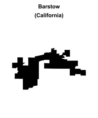 Barstow (California) boş ana hat haritası