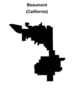 Beaumont (California) boş ana hat haritası