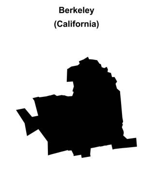 Berkeley (California) boş ana hat haritası