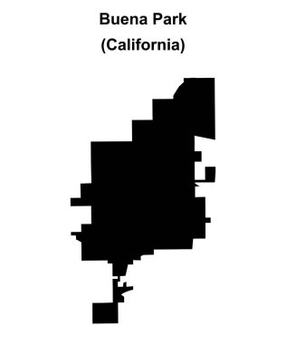Buena Park (California) boş ana hat haritası
