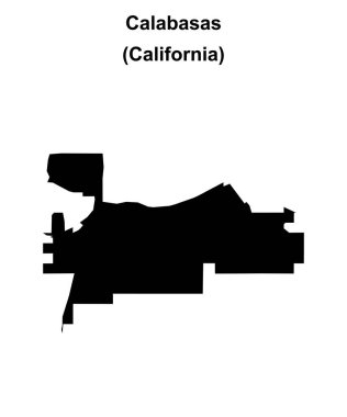 Calabasas (California) boş ana hat haritası