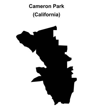 Cameron Park (California) boş ana hat haritası