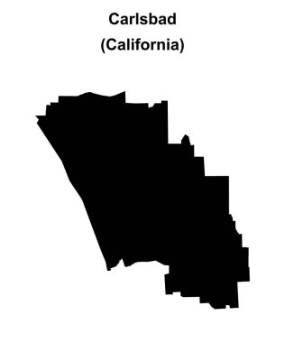 Carlsbad (California) boş ana hat haritası