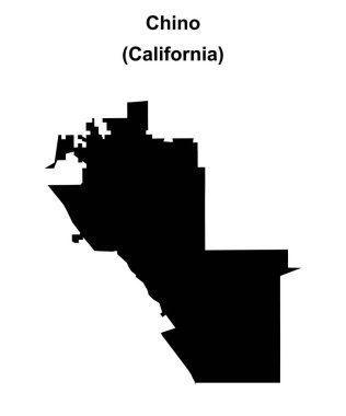 Chino (California) boş ana hat haritası