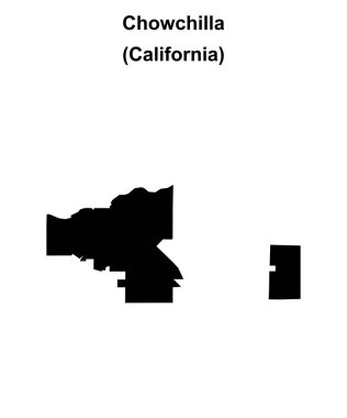Chowchilla (California) boş ana hat haritası