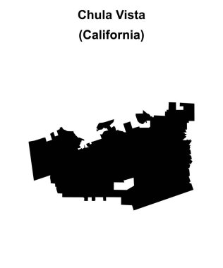 Chula Vista (California) boş ana hat haritası