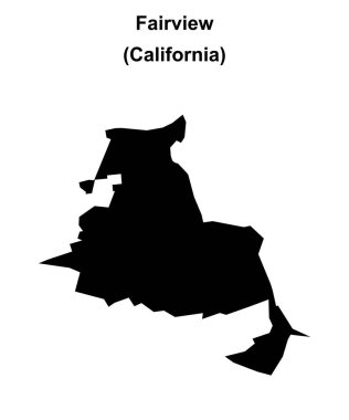 Fairview (California) boş ana hat haritası