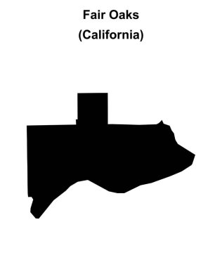 Fair Oaks (California) boş ana hat haritası