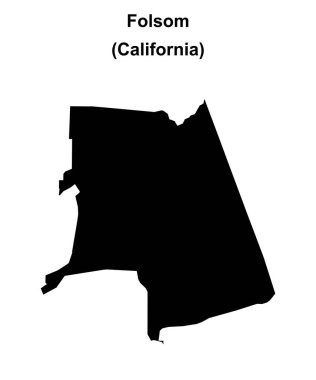 Folsom (California) boş ana hat haritası