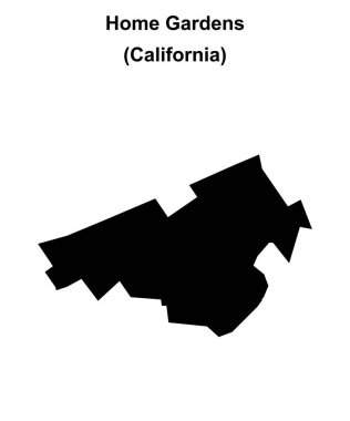 Ev Bahçeleri (California) boş ana hat haritası