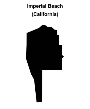 Imperial Beach (California) boş ana hat haritası