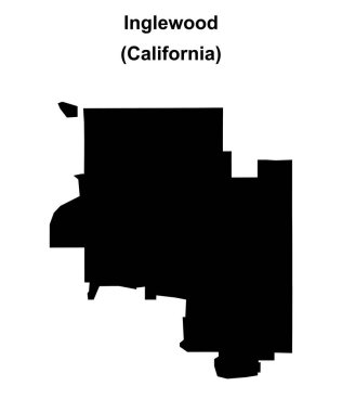 Inglewood (California) boş ana hat haritası