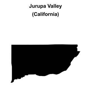 Jurupa Vadisi (California) boş ana hat haritası