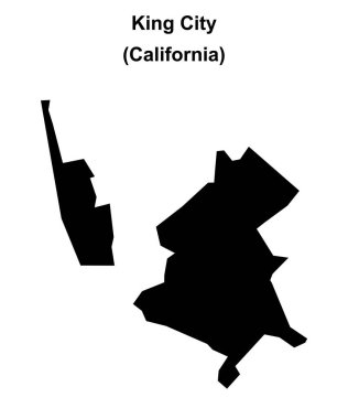 King City (California) boş ana hat haritası