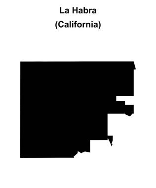 La Habra (California) boş ana hat haritası