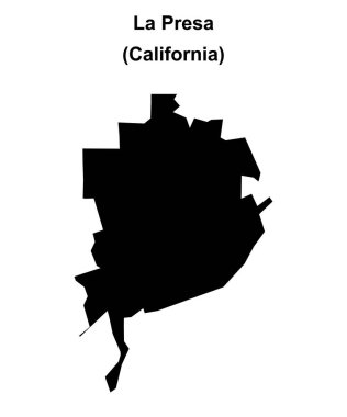La Presa (California) boş ana hat haritası