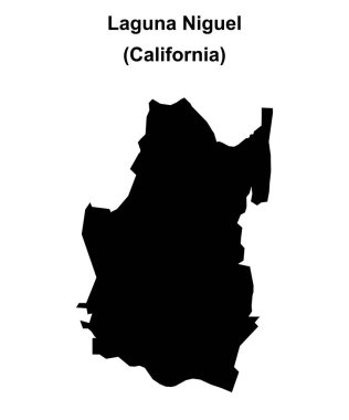Laguna Nithe (California) boş ana hat haritası