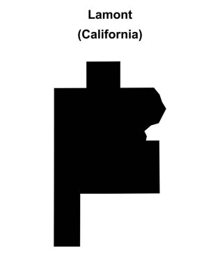 Lamont (California) boş ana hat haritası