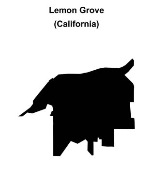 Lemon Grove (California) boş ana hat haritası