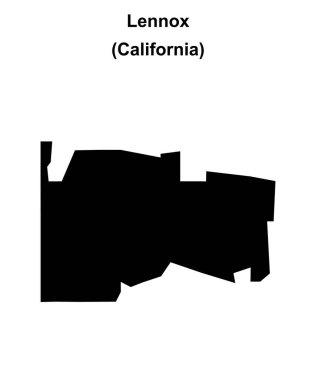 Lennox (California) boş ana hat haritası