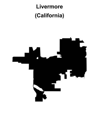 Livermore (California) boş ana hat haritası