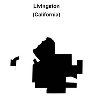 Livingston (California) boş ana hat haritası