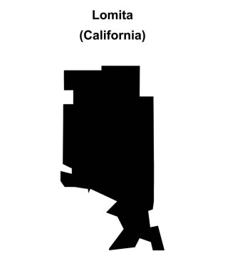 Lomita (California) boş ana hat haritası