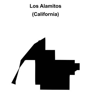 Los Alamitos (California) boş ana hat haritası