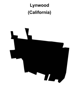 Lynwood (California) boş ana hat haritası